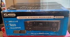 Klh R3100 Receiver Hifi Stereo Am/fm Tuner 2 Channel Amplifier System New