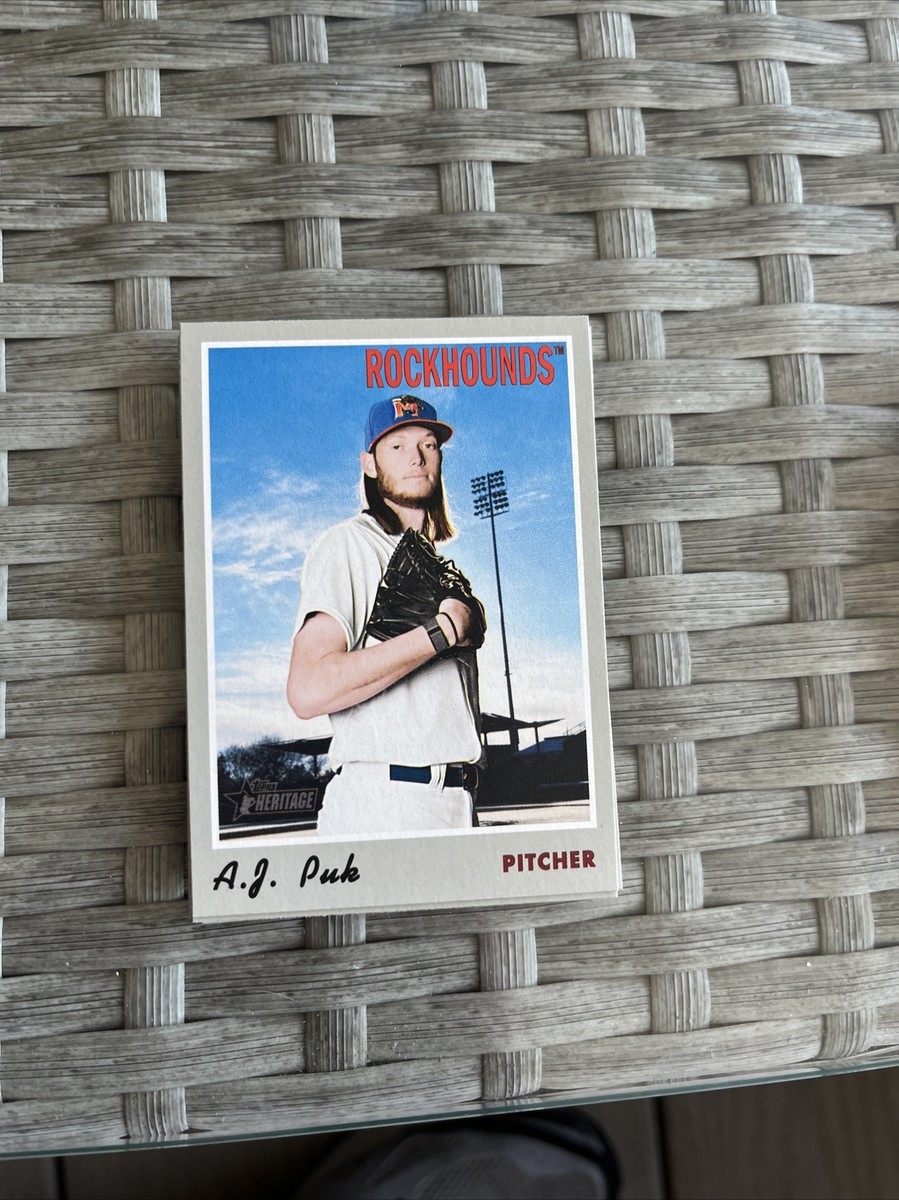 2019 Topps Heritage Minor League A.J. Puk #47 Midland