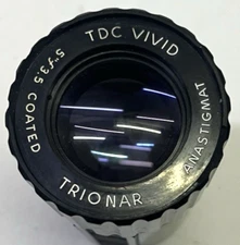 TDC Vivid Trionar Anastigmat 5” F3.5  Coated For Slide Projector