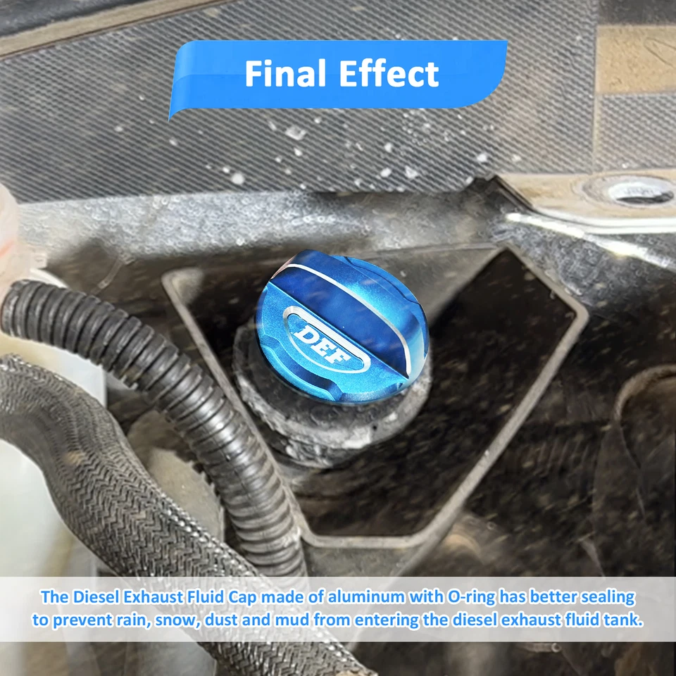 Алюминиевая крышка DEF для Chevy Silverado & GMC Sierra 2500 HD/3500 HD- CNC 2010-2019 годов выпуска - Изображение 2 из 4