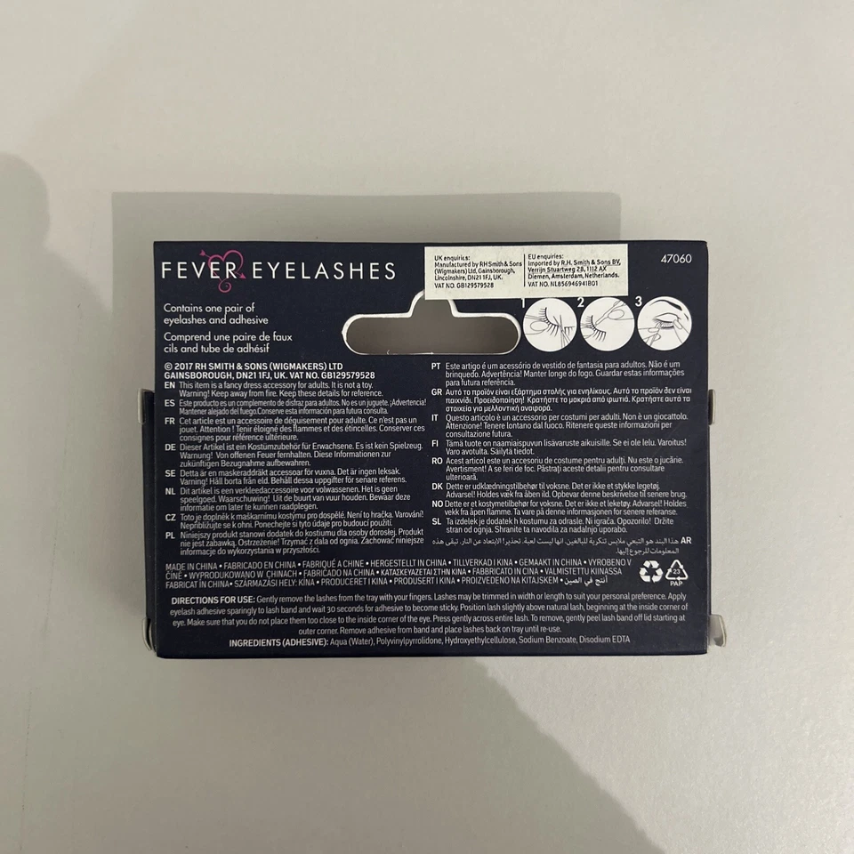 PESTAÑAS FIEBRE PESTAÑAS MARIPOSA ALADAS NEGRAS X 2 *TOTALMENTE NUEVAS*  Foto 2 de 2