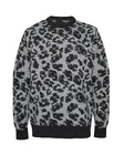 New Leopard Men Knitted Long Sleeve Jumper Top Sweater Top Extra Relax Fittings