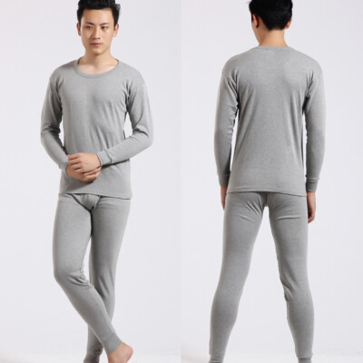 Men Thermal Underwear Soft Cotton Warm Hunting Gear Base Layers