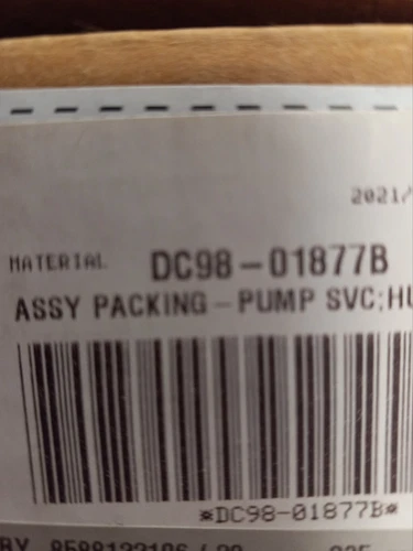 DC98-01877B OEM NEW SAMSUNG WASHER DRAIN PUMP KIT