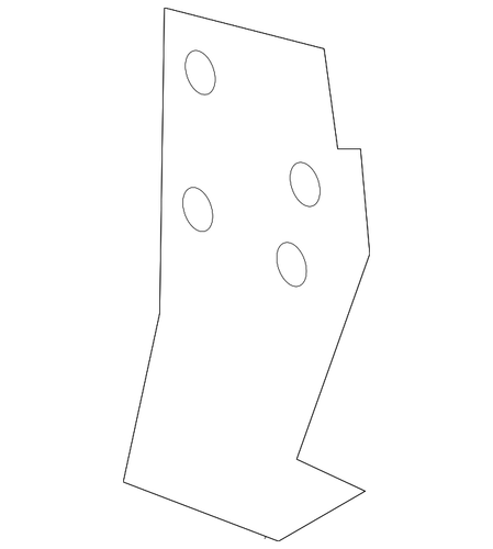 Genuine Nissan Side Retainer G9184-4CLMH