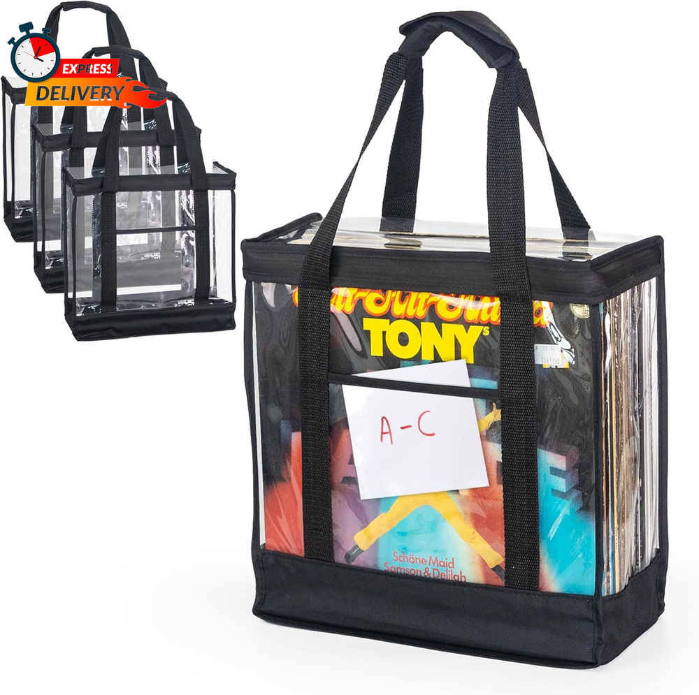 Vinyl Storage Bags, (4 Pack) LP Vinyl Record Storage Bag, Vinyl Album Storage Vi