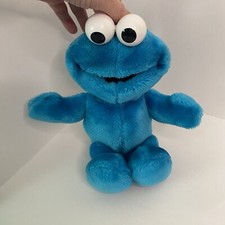 1996 Cookie Monster 11  Plush Stuffed Tyco Jim Henson Seasme Street Talks/laughs