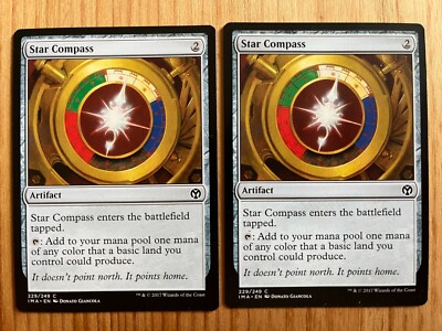 MTG Magic 2x Star Compass (Iconic Masters) M/NM Eng