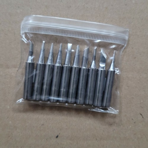 10 Pack Solder Soldering Iron Tips Standard Size Accessories Electrical 900M-T - Picture 3 of 4