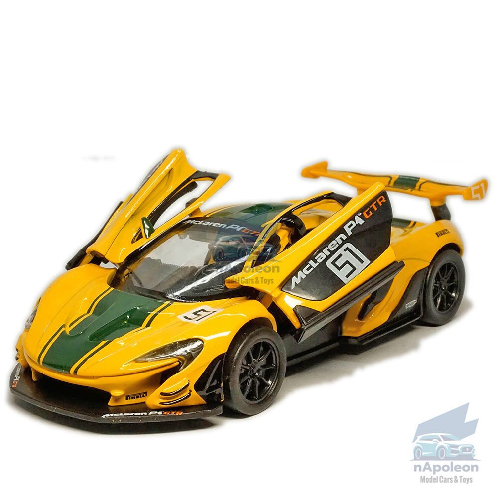 1:32 McLaren P1 GTR Model Car Alloy Diecast Toy Vehicle Collection