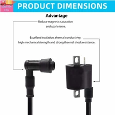 IGNITION COIL SPARK PLUG WIRE FOR HONDA XR 50 R XR50R 2000 - 2003