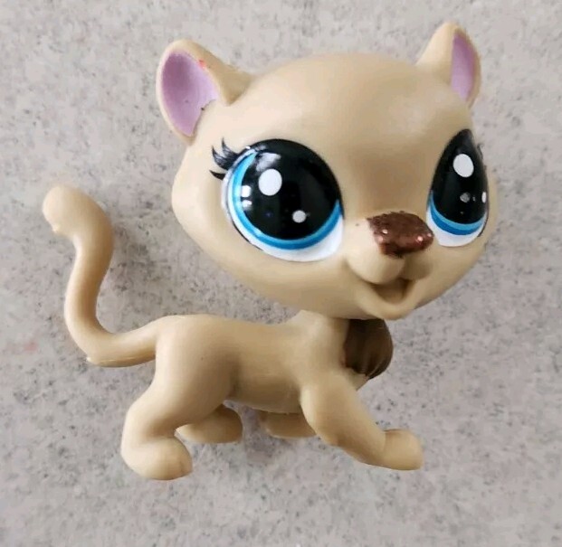 Hasbro Littlest Pet Shop LPS #2-S6 Fancie Cheeta Cheetah Sparkle