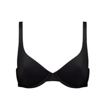 NWT Cuup Size 11 Black The Scoop Swim Top UPF 50 Protection Underwire