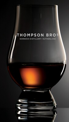 GLENCAIRN DORNOCH DISTILLERY THOMPSON BROS SUTERLAND SCOTCH WHISKY TASTING GLASS