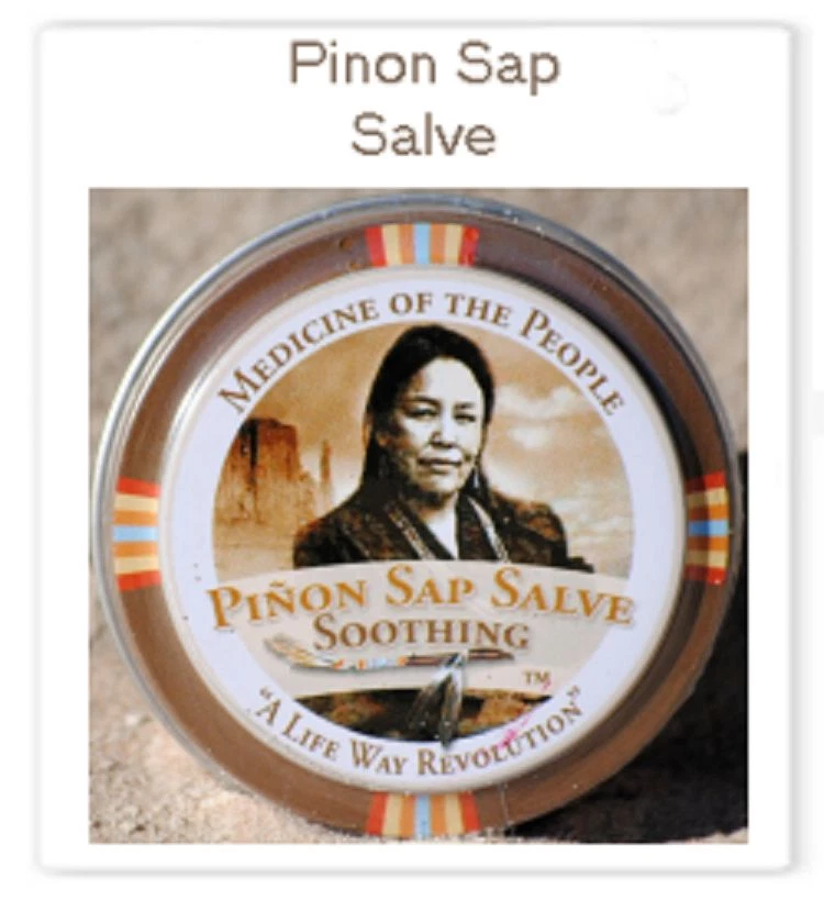 2 Tins of Navajo Medicine Of The People Pinon Sap Burns Salve 0.75 oz each New