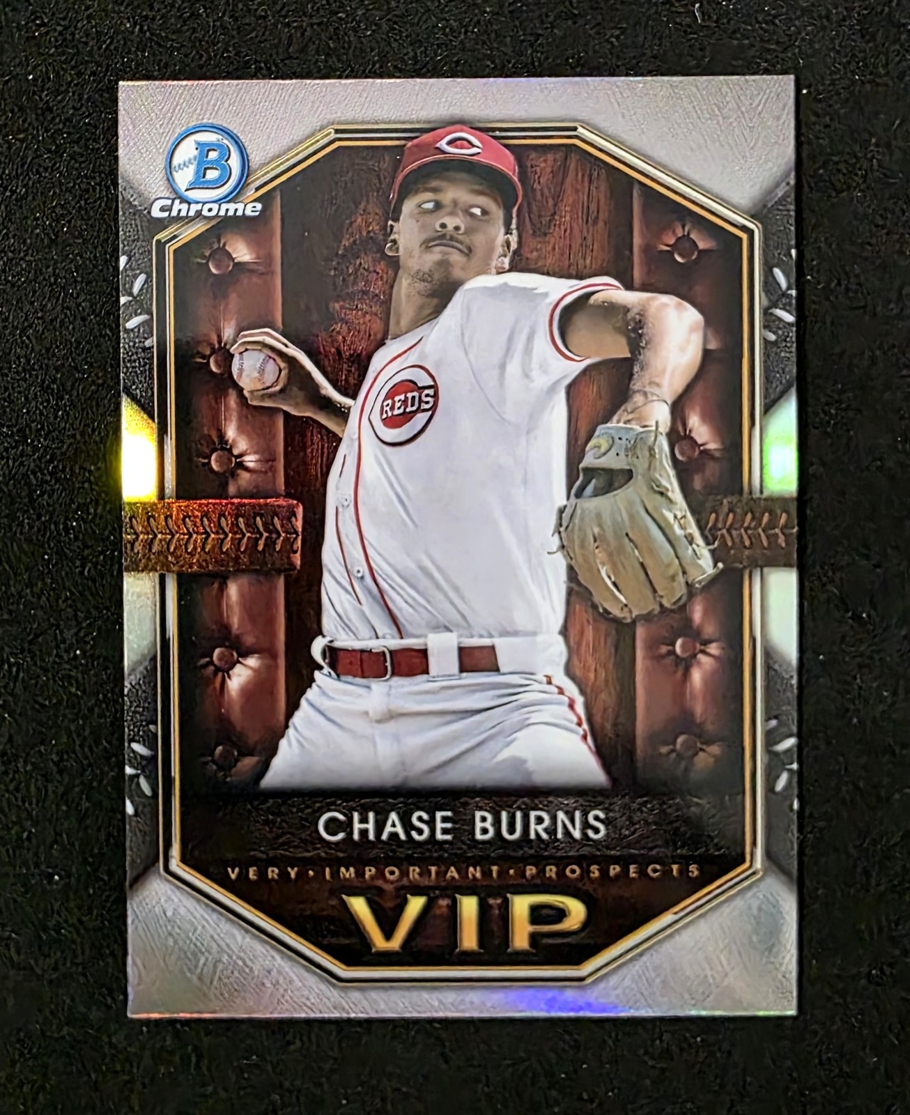 2025 Bowman VIP-7 Chase Burns Rookie Prospects Card