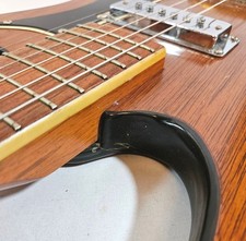 Vintage 1970 Zenta Single Pickup Electric Guitar MIJ Japan Natural Woodgrain