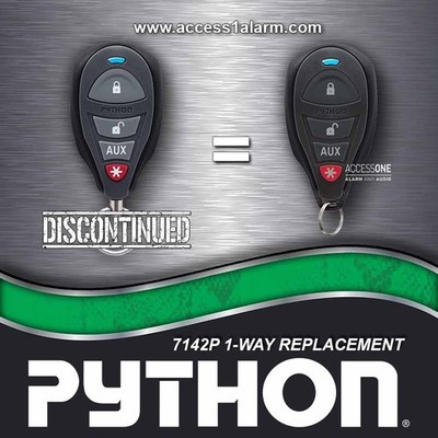 Python 7142P 1-Way 4-Button Remote Control For 460MX 3105P New 7145P  EZSDEI7141