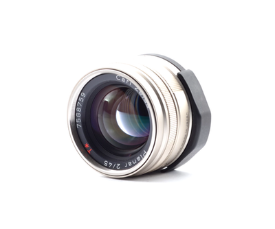 RARE!!!【Top Mint】 Contax Carl Zeiss Planar T* 45mm f/2 Lens From