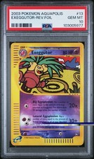 2003 POKEMON AQUAPOLIS #13 EXEGGUTOR-REV.FOIL - PSA 10 - POP 19 on eBay