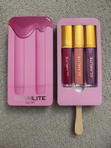 Ensemble à lèvres de la Popsicle de Glamlite PINK RARE