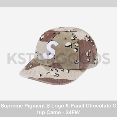 帽子 Supreme Pigment S Logo 6-Panel cap 24FW Supreme Pigment S Logo 6-Panel (FW24) - $54