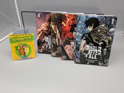 The World After the Fall Band 1-4  + 3 Cards Pegasus Manga Z: 1- B12