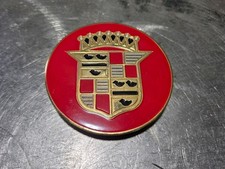 1954-55 Cadillac Hubcap Center Medallion Very Nice Condition Reproduction Brass