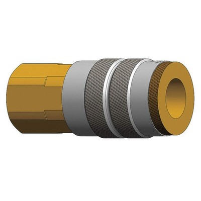 DIXON VALVE & COUPLING 2FF2 Quick Connect,Socket,1/4'' Body,1/4''-18 5CGR4