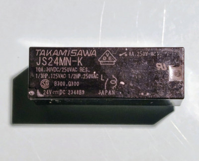 Allzweckrelais Schließer Takamisawa 24V DC  / 8A 230V~ Miniaturrelais Printrelay