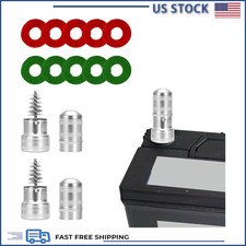 Battery Terminal Cleaner Kit 2 Brushes and 10 Anti-Corrosion Protector Washers