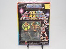 Vintage NIP Masters of the Universe MOTU Lazer Blazers 3-D Holographic Stickers