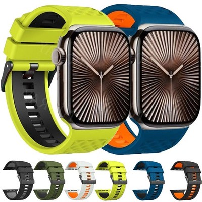 Silikon Armband Für Apple Watch Series 11 10 9 8 7 6 iWatch Ultra/Ultra 2 49mm