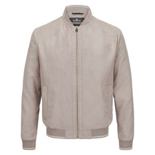 Giacca Blouson In Velluto Per Uomo MS MICHIGAN Grigia 61037211080 22 Taupe
