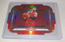 2020-21 Panini Obsidian Eclipse Electric Etch Red Flood #17 Zach LaVine