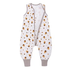 Sleep Sack with Feet - 0.5 TOG 100 Breathable Cotton Wearable Blanket, Sleev...