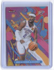 Shai Gilgeous-Alexander 2025-26 Topps Finest Oil Spill Refractor #66 Thunder 