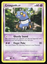 Croagunk 78/123 - Pokemon Mysterious Treasures - Common - MP/HP