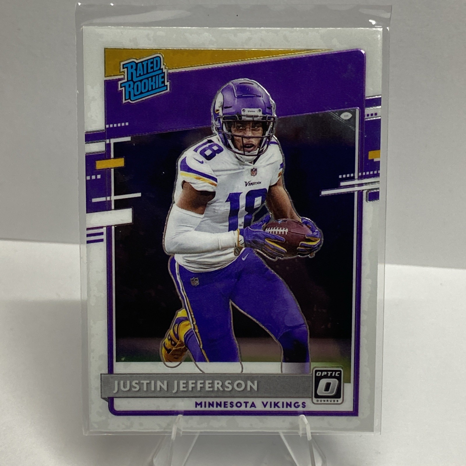 2020 Panini Donruss Optic Rated Rookie Justin Jefferson #163