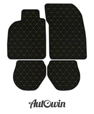 Leder Fußmatten mit Dreiecksmuster für Porsche 911 - 993 (1994-1998)