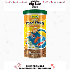 Pond Pond Flakes, Complete Nutrition for Smaller Pond Fish, 6.35 Ounces,US Stock