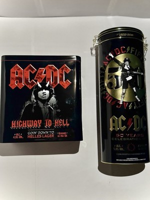 *Empty* AC/DC Highway To Hell And Limited Edition 50th Anniversary Tins