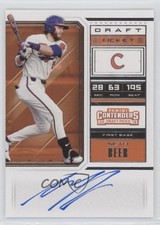 2018 Panini Contenders Draft Picks Ticket RPS Variation Seth Beer #16 Auto 2o7
