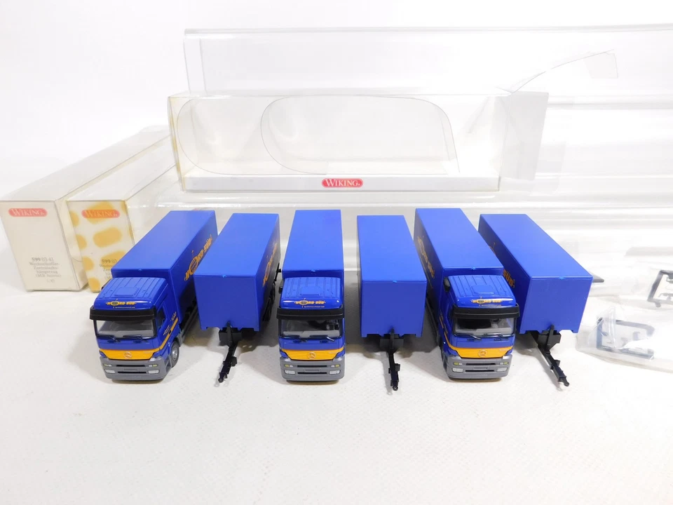 3X H0 1:87 599 03 41 Centrale Assale Rimorchio MB Nord Sud Mint Box #CZ125-0,5 - Immagine 4 di 4