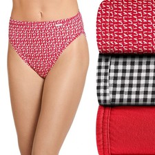 Jockey L21719 Cotton Elance French Cut Panty 3-Pack Women's Plus Size 9