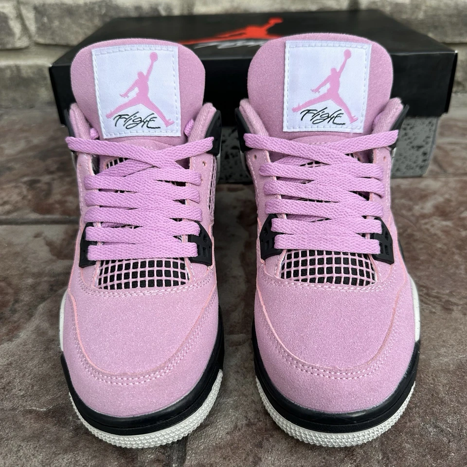 Air Jordan 4 Retro "Orchid" Pink AQ9129-501 Women's Size 7.5 - Image 3 of 4
