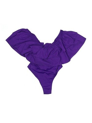Zara Women Purple Swimsuit Bottoms S