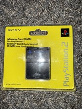 Sony PlayStation 2 / PS2 8MB BLACK Memory Card Rare Kay-Bee FACTORY SEALED