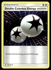Double Colorless Energy Pokemon Sun & Moon card 136/149
