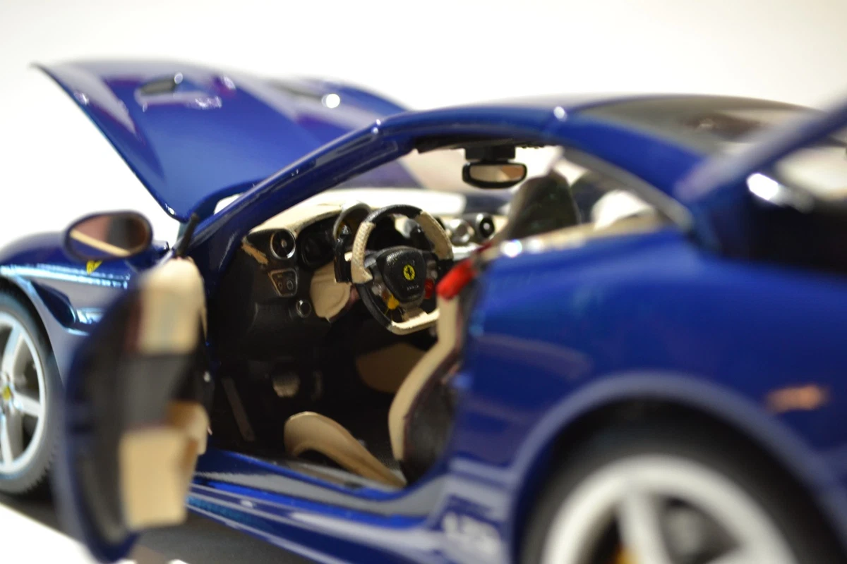 1/18 Ferrari California T Rare Blue Detailed Maisto original Box not BBR Kyosho